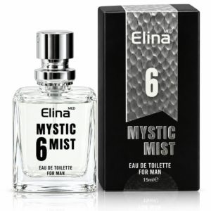 Apă de toaletă pentru bărbați, Parfum bărbătesc 6 Mystic Mist, EDT, 15 ml, Elina MED®