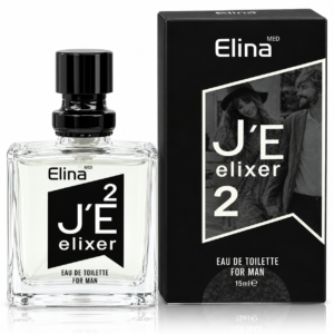 Apă de toaletă pentru bărbați, Parfum bărbătesc 2 J’E Elixer, EDT, 15 ml, Elina MED®