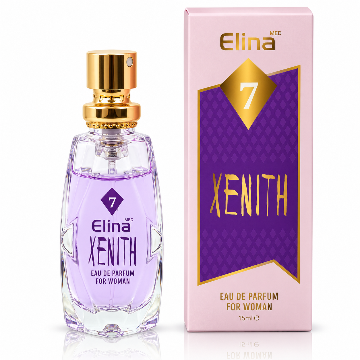 Apă de parfum pentru femei, Parfum de damă 7 Xenith, EDP, 15 ml, Elina MED®
