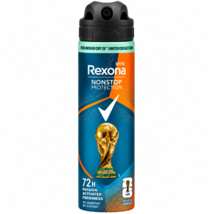 Deodorant spray pentru bărbați, FIFA World Cup 26 Limited Collection, 72H, 150 ml, Rexona
