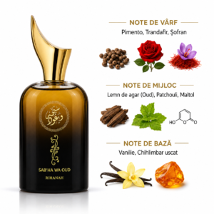 Alternative view of Apă de parfum unisex, Parfum arăbesc Sab'ha Wa Oud, EDP, 100 ml, NUSUK®