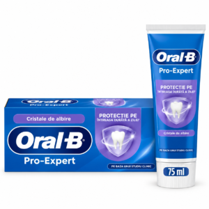 Pastă de dinți pentru albire, Pro-Expert Protecție pe Întreaga Durată a Zilei – Cristale de Albire, 75 ml, ORAL-B®