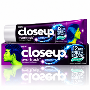 Pastă de dinți gel cu fluor, Everfresh Eucalyptus Freeze, prospețime până la 12 ore, Closeup