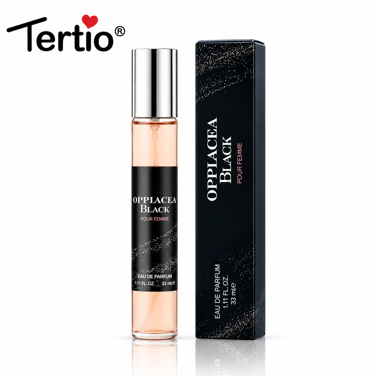 Apă de parfum pentru femei, Parfum de damă Opplacea Black Pour Femme, EDP, 33 ml, TERTIO®