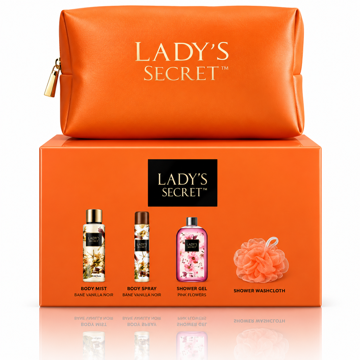 Set cadou pentru femei, Bane Vanilla Noir & Pink Flowers, Lady’s Secret®