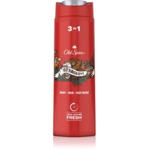 Alternative view of Gel de duș și șampon pentru bărbați 3 în 1, Bearglove Juicy Berries, corp, păr și față, 400 ml, Old Spice®
