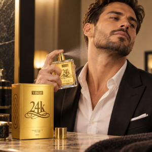 Alternative view of Apă de toaletă pentru bărbați, Parfum bărbătesc 24K For Him, EDT, 100 ml, Vibezz®