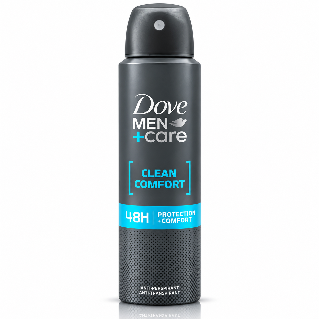 Spray antiperspirant pentru bărbați, Men+Care Clean Comfort, 48H Protection + Comfort, 150 ml, DOVE®