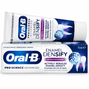 Pastă de dinți pentru remineralizarea smalțului, Pro-Science Advanced Enamel Density Gentle Whitening, 75 ml, ORAL-B®