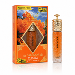 Parfum concentrat unisex, Bakhoori Attar Roll-On fără alcool, 6 ml, MANASIK®