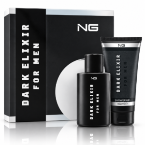 Set cadou pentru bărbați, Dark Elixir For Men, EDT 100 ml + gel de duș 100 ml, NG®