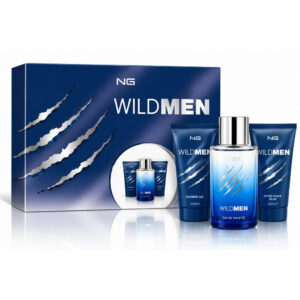 Set cadou pentru bărbați, Wildmen, EDT 100 ml + gel de duș 50 ml + balsam after shave 50 ml, NG®