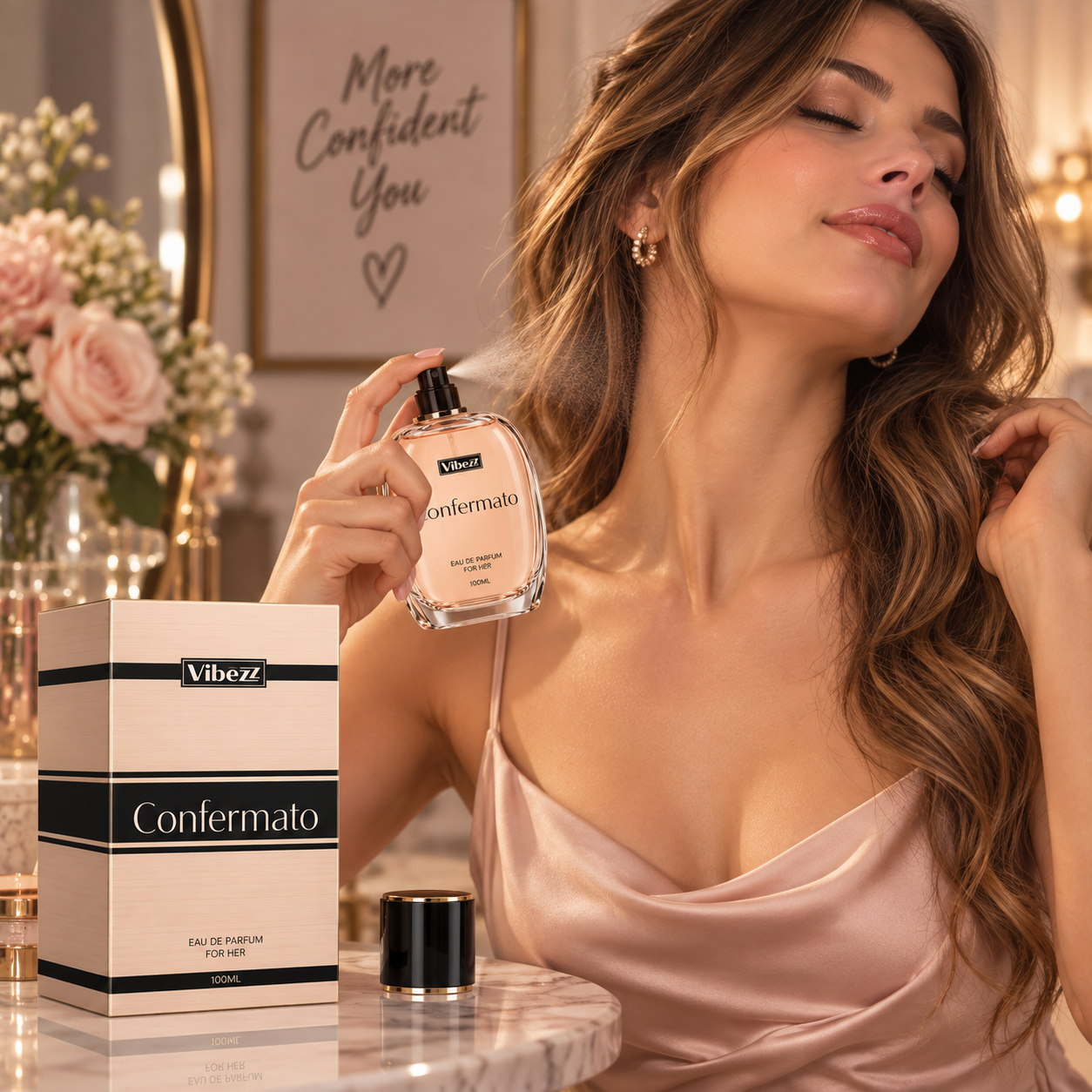 Apă de parfum pentru femei, Parfum de damă Confermato, EDP, 100 ml, Vibezz® - imagine 2