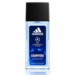 Deodorant natural spray pentru bărbați, UEFA Champions League Champions, 75 ml, ADIDAS®