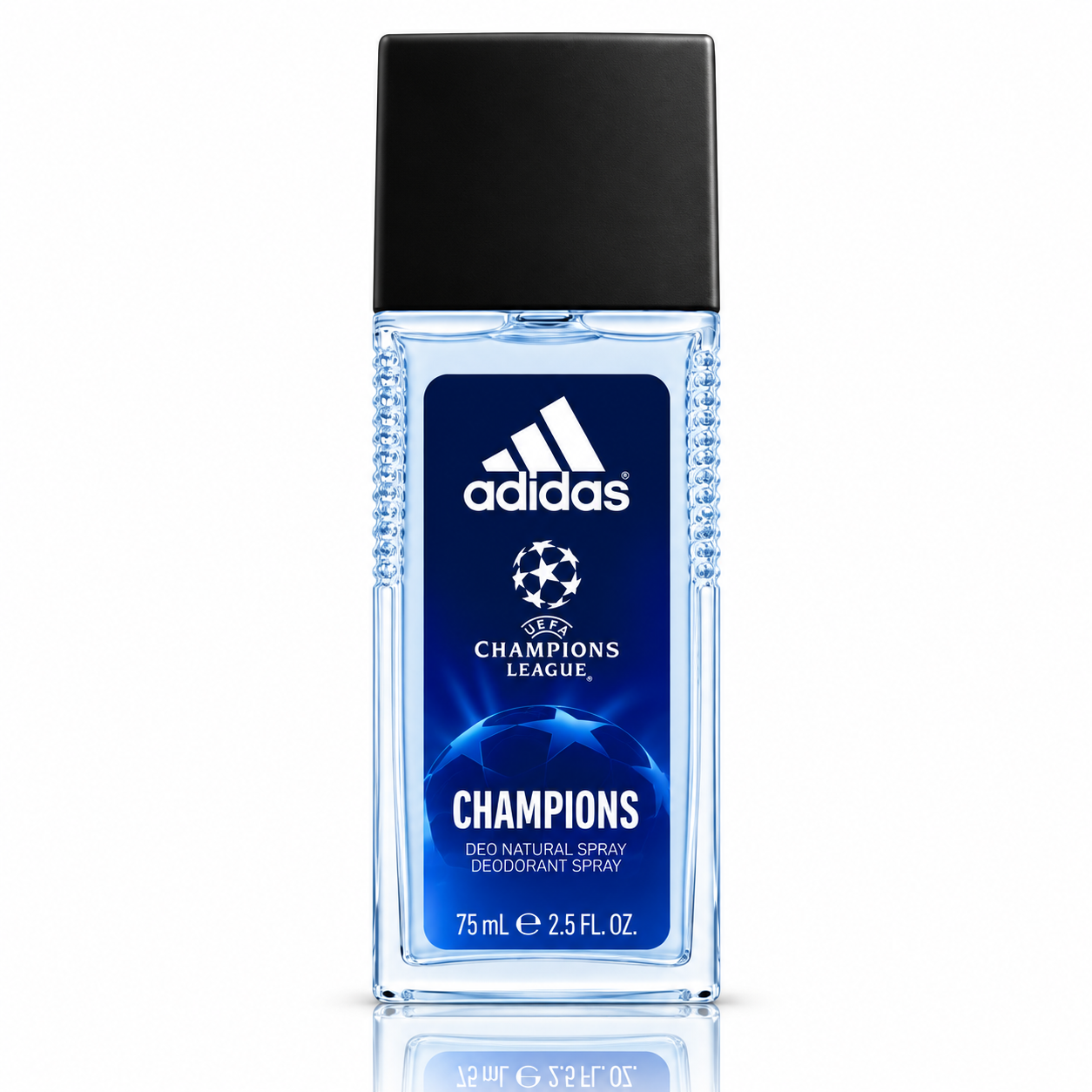 Deodorant natural spray pentru bărbați, UEFA Champions League Champions, 75 ml, ADIDAS®
