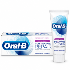 Pastă de dinți pentru dinți sensibili și protecția gingiilor, Gum & Enamel Repair Gentle Clean, 75 ml, ORAL-B®
