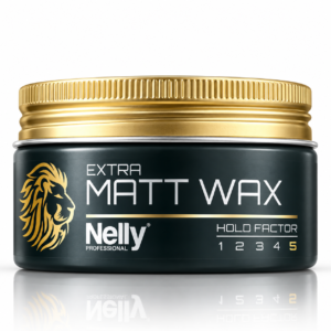 Ceară de păr pentru bărbați, Extra Matt Wax, fixare puternică și efect mat, 100 ml, Nelly Professional®