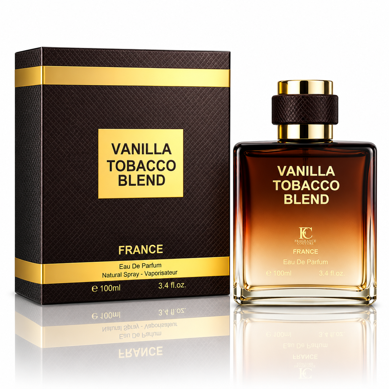 Apă de parfum unisex, Parfum Vanilla Tobacco Blend, EDP, 100 ml, FRAGRANCE COUTURE®