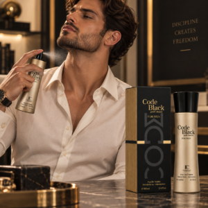 Alternative view of Apă de toaletă pentru bărbați, Parfum bărbătesc Code Black Gold Intense, EDT, 100 ml, FRAGRANCE COUTURE®