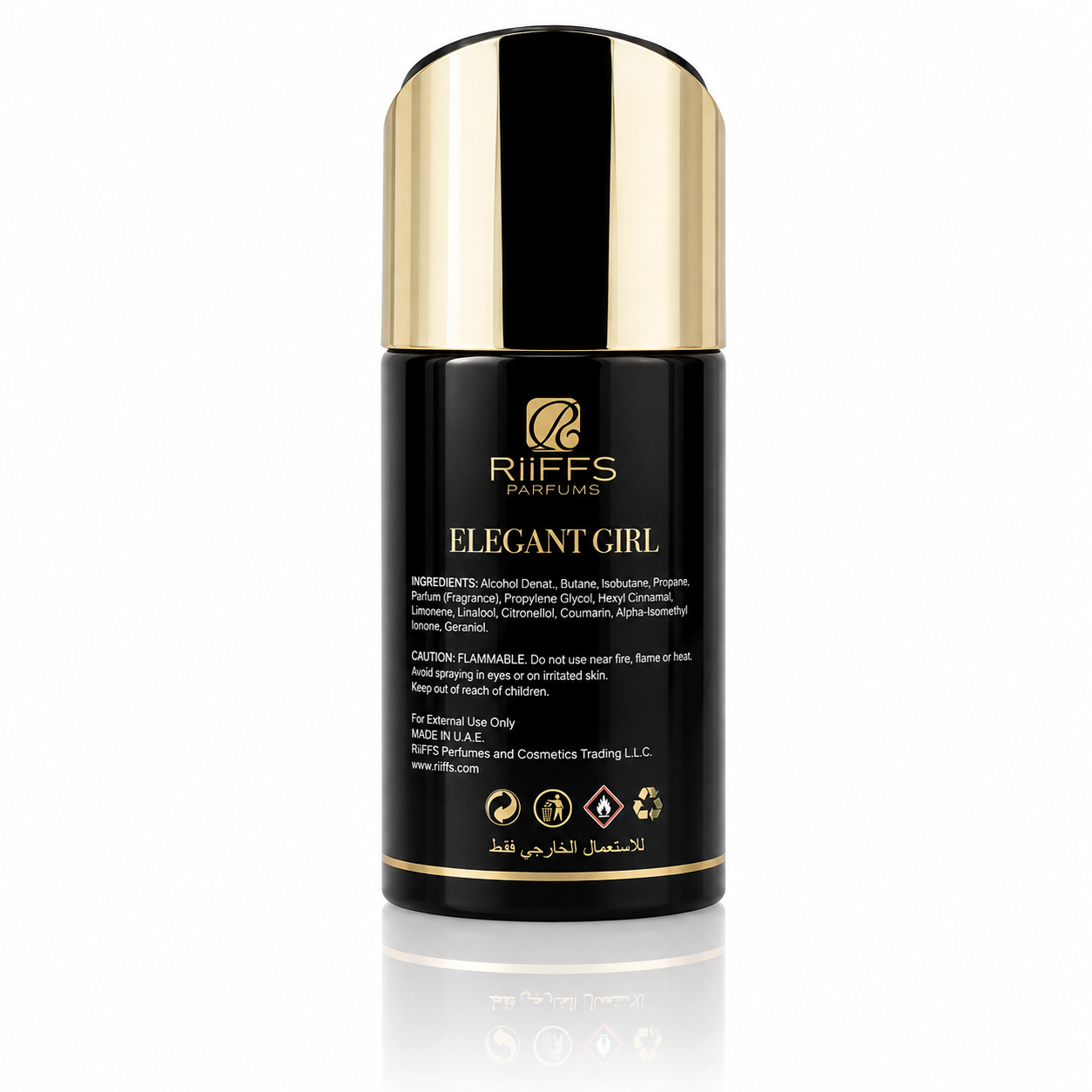 Spray parfumat pentru femei, Elegant Girl Perfumed Body Spray, 250 ml, RIIFFS Luxury® - imagine 4