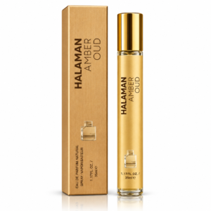 Apă de parfum unisex, Parfum arăbesc, Halaman Amber Oud, 35 ml, V.V. LOVE®