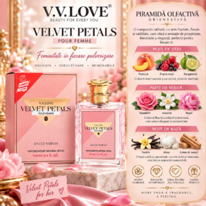 Alternative view of Apă de parfum pentru femei, Parfum de damă Velvet Petals Pour Femme, EDP, 100 ml, V.V. LOVE®