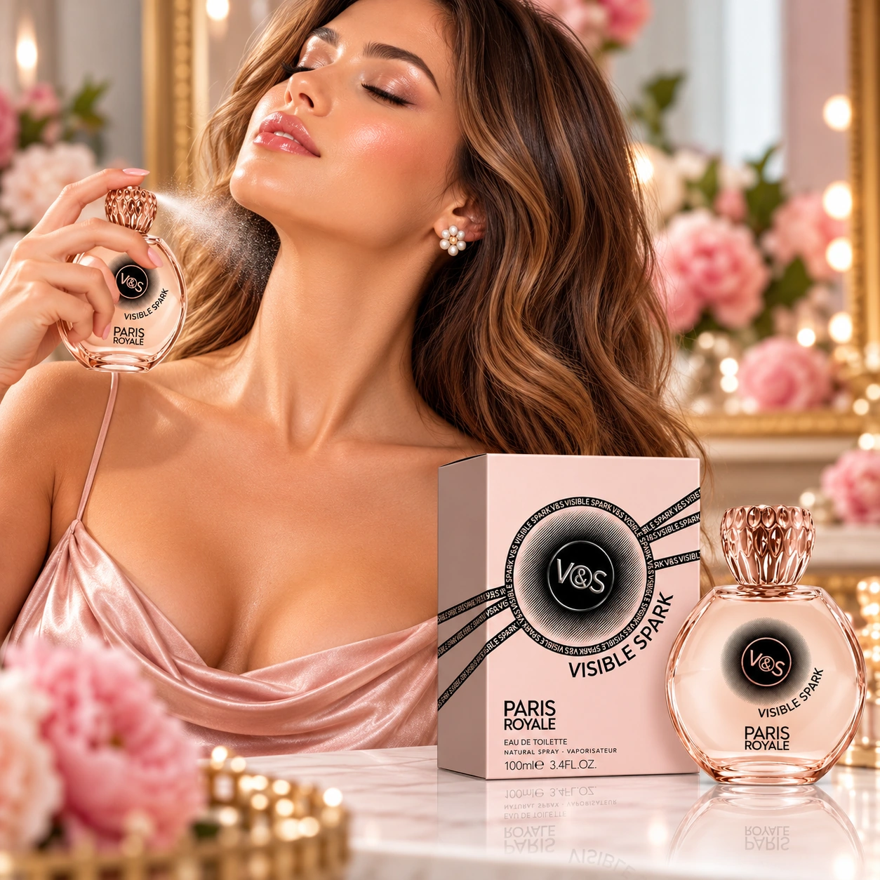 Apă de toaletă pentru femei, Parfum damă Visible Spark, EDT, 100 ml, PARIS ROYALE® - imagine 3
