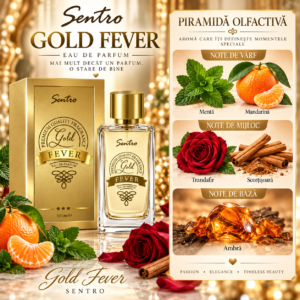 Alternative view of Apă de toaletă pentru bărbați, Parfum bărbătesc Gold Fever, EDT, 100 ml, SENTIO®