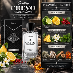 Alternative view of Apă de toaletă pentru bărbați, Parfum bărbătesc Crevo Masculine, EDT, 100 ml, SENTIO®