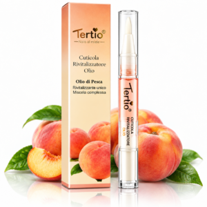 Ulei pentru cuticule, Revitalizant cu aromă de piersică, aplicator tip stilou, 3 ml, TERTIO®