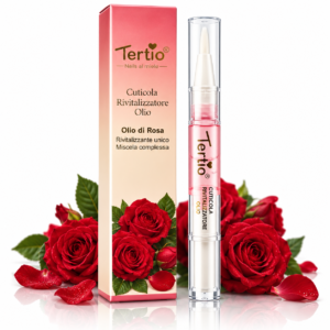 Ulei pentru cuticule, Revitalizant cu aromă de Trandafiri, aplicator tip stilou, 3 ml, TERTIO®