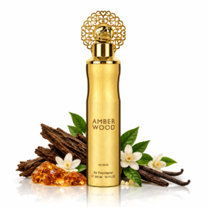 Odorizant de cameră, Spray ambiental Amber Wood, 300 ml, NUSUK®