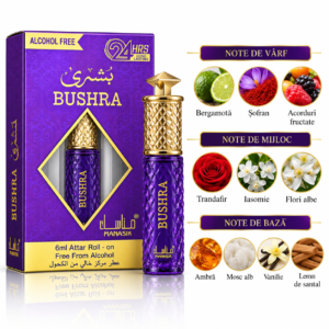 Alternative view of Parfum concentrat unisex, Bushra Attar Roll-On fără alcool, 6 ml, MANASIK®