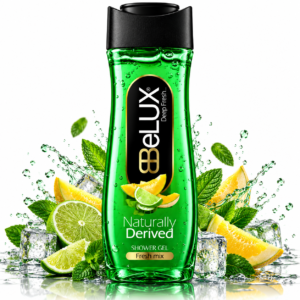 Gel de duș Fresh Mix, Deep Fresh, cu aromă de citrice și mentă, 600 ml, BeLUX®