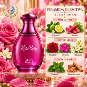 Alternative view of Apă de parfum pentru femei, Parfum damă Rare Rose Pour Femme, EDP, 100 ml, PARIS ROYALE®