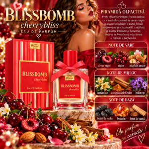 Alternative view of Apă de parfum pentru femei, Parfum de damă Blissbomb Cherrybliss, EDP, 15 ml, SENTIO®