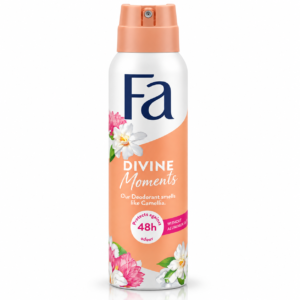 Deodorant spray pentru femei, Divine Moments cu aromă de camelie, protecție 48H, 150 ml, Fa®