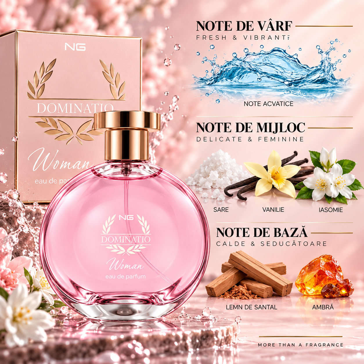 Apă de parfum pentru femei, Parfum de damă Dominatio Woman, EDP, 100 ml, NG Perfumes® - imagine 2
