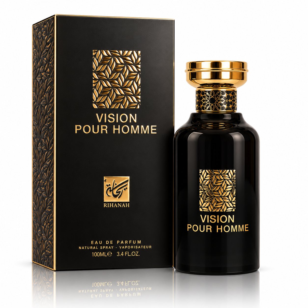 Apă de parfum pentru bărbați, Parfum arăbesc Vision Pour Homme, EDP, 100 ml, RIHANAH®