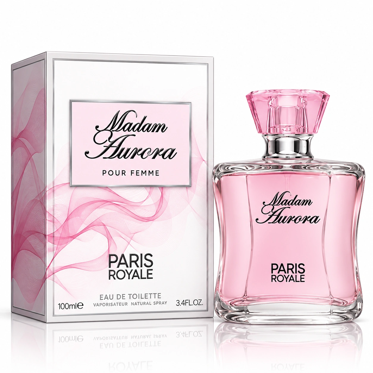 Apă de toaletă pentru femei, Parfum damă Madam Aurora Pour Femme, EDT, 100 ml, PARIS ROYALE®