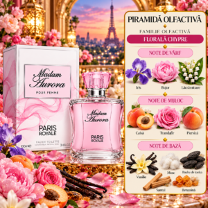 Alternative view of Apă de toaletă pentru femei, Parfum damă Madam Aurora Pour Femme, EDT, 100 ml, PARIS ROYALE®