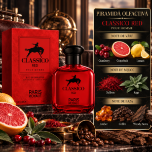 Alternative view of Apă de toaletă pentru bărbați, Parfum bărbătesc Classico Red Pour Homme, EDT, 100 ml, PARIS ROYALE®