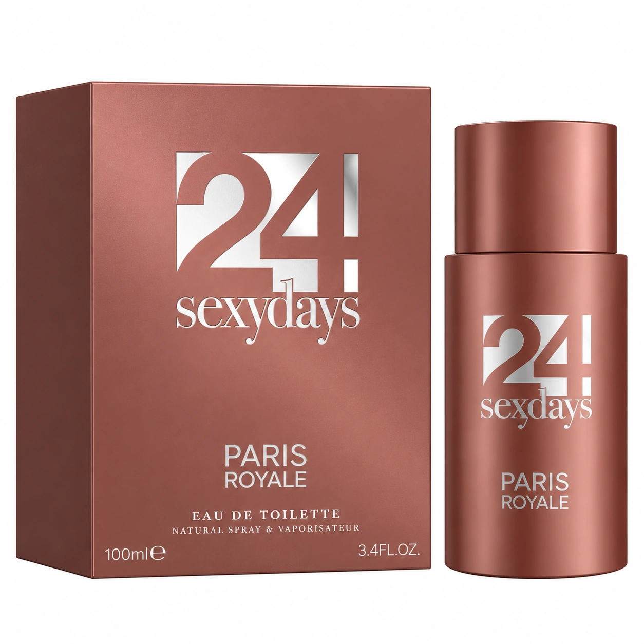 Apă de toaletă pentru bărbați, Parfum bărbătesc 24 Sexy Days Pour Homme, EDT, 100 ml, PARIS ROYALE®