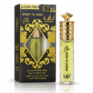 Parfum concentrat unisex, Basat Al Reeb Attar Roll-On fără alcool, 6 ml, MANASIK®