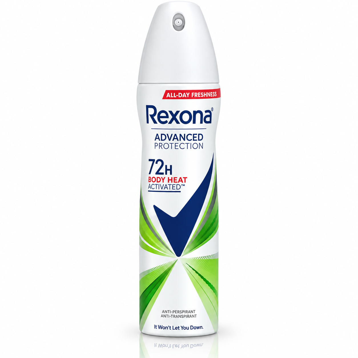 Deodorant antiperspirant spray pentru femei, Advanced Protection All-Day Freshness, protecție 72H, 150 ml, Rexona®