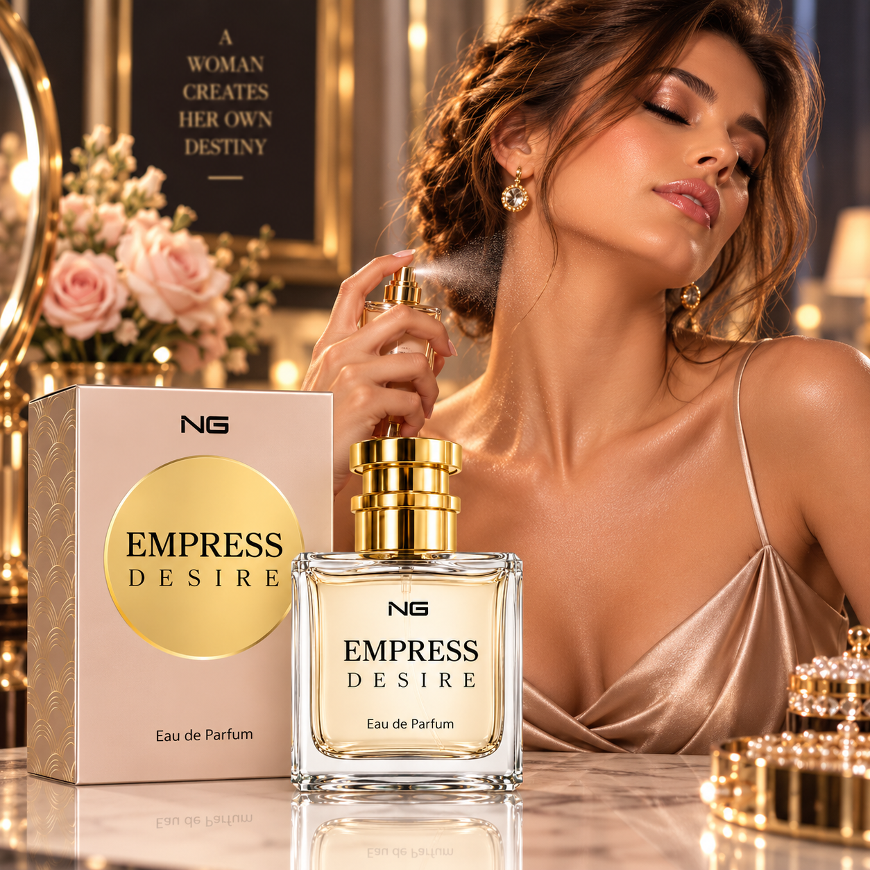 Apă de parfum pentru femei, Parfum de damă Empress Desire, EDP, 100 ml, NG Perfumes® - imagine 3
