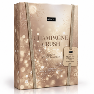 Set cadou Calendar Advent cu 24 de piese cosmetice surpriză, Champagne Crush, SENCE®