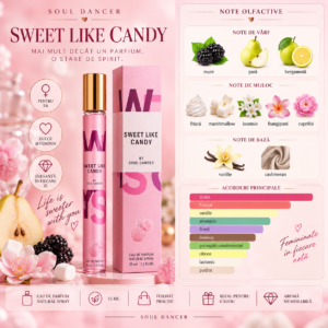 Alternative view of Apă de parfum pentru femei, Parfum de damă Sweet Like Candy by Soul Dancer, EDP, 35 ml, V.V. LOVE®