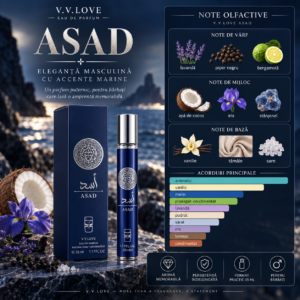Alternative view of Apă de parfum pentru bărbați, Parfum bărbătesc Asad, EDP, 35 ml, V.V. LOVE®