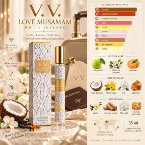 Alternative view of Apă de parfum unisex, Parfum arăbesc Love Musamam White Intense, EDP, 35 ml, V.V. LOVE®